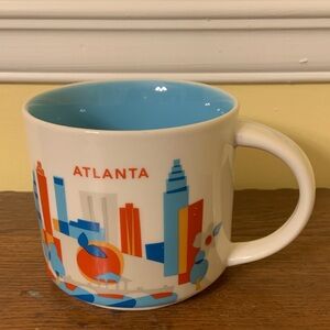 Starbucks Atlanta Mug You Are Here Collection 14Oz 2015 Discontinued